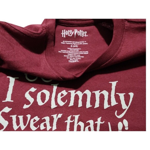Harry Potter Women’s Cotton Graphic Tee with Short Sleeves, Size Small - Picture 5 of 7